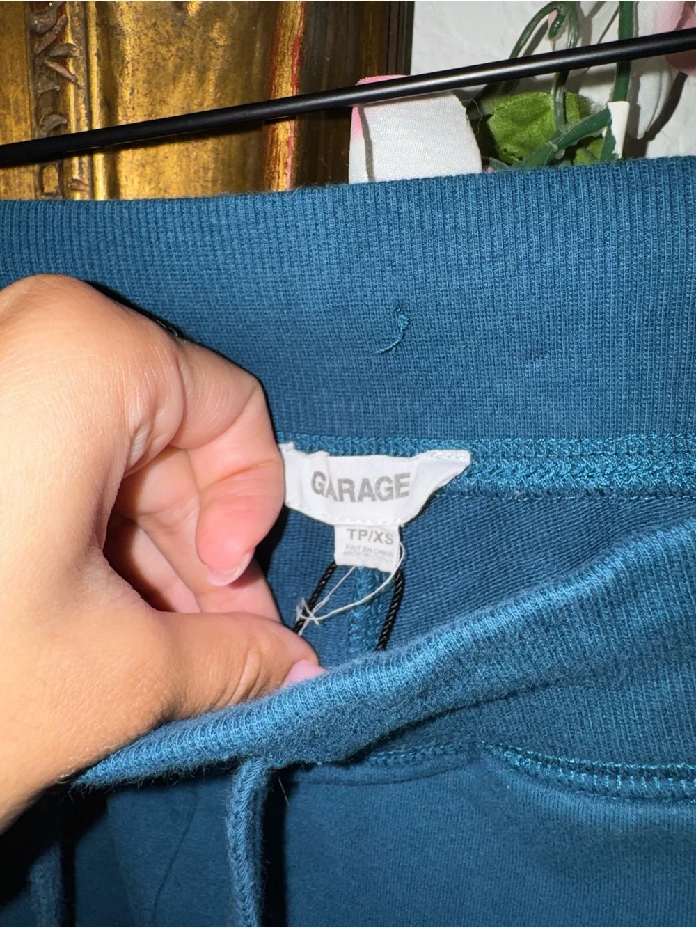 Garage Teal Polo Top with Snatch Booty StretchTerry™ Pants